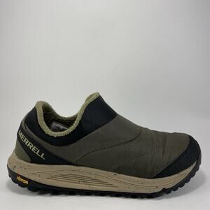 Merrell Nova Moc Slip On Shoe Olive Green Vibram Size Mens Size 8.5 #J066955